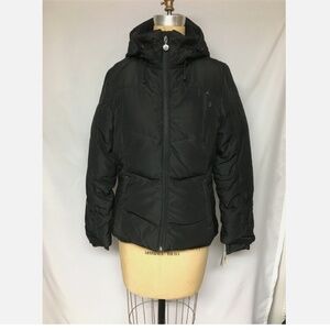 Calvin Klein Performance Down Puffer Coat PF101247 Small Black NWT $280